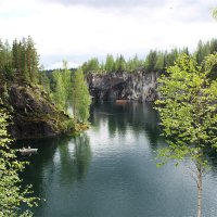 горный парк Рускеала. Мраморный каньон :: Любовь ***