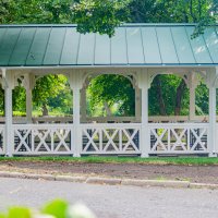 Шахматная беседка в Первомайском парке. город Курск :: Руслан Васьков Шахматная беседка в Первомайском парке. город Курск :: Руслан Васьков