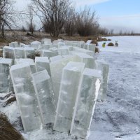 Заготовка льда :: Anna Ivanova Заготовка льда :: Anna Ivanova