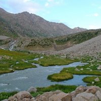 ПРИТОК ОЙГАИНГА, h -2500м. :: Виктор Осипчук