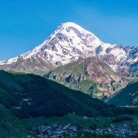 Гора Казбек, Грузия. :: Дина Евсеева