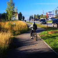 Сентябрь...Утро В школу на велосипеде! :: Владимир 