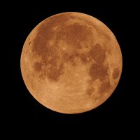 "кровавая" Луна 2025 :: ИННА ПОРОХОВА