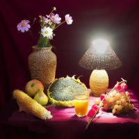 Фруктовый натюрморт с манговым соком :: Евгений Фруктовый натюрморт с манговым соком :: Евгений