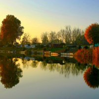 Вечер поздней осенью :: Юрий. Шмаков Вечер поздней осенью :: Юрий. Шмаков