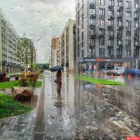 Дождь в Новой Москве :: Игорь Сарапулов Дождь в Новой Москве :: Игорь Сарапулов