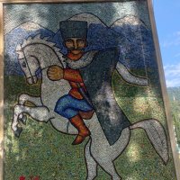 Мозаичное панно на автобусной остановке :: Ирэн 