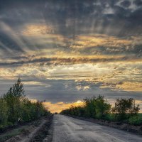 Вечер застал в дороге :: Константин Бобинский