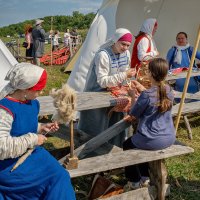 Парк «Бирская крепость». Фестиваль «Река времени». :: Сергей Шатохин Парк «Бирская крепость». Фестиваль «Река времени». :: Сергей Шатохин