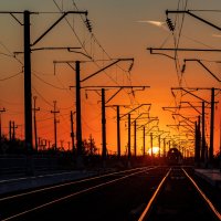 Закатный поезд :: Ирина 