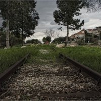 Железнодорожный музей *--- Рельсы тех времён в долине Кирьят Харошат Вальруй. Под Кирьят-Тивоном 202 :: ujgcvbif 