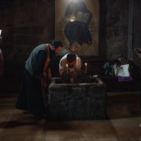 Крещение в грузинской церкви. :: Лилия .