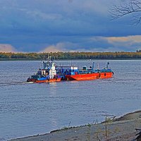 Осень...Домой по фарватеру Оби! :: Владимир 
