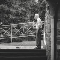 А сейчас я вам спою песню грустную свою (чб) :: Сергей Царёв