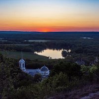 На степь опускается ночь :: Дмитрий Печенкин
