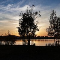 закат на Волге :: Владимир Зеленцов закат на Волге :: Владимир Зеленцов