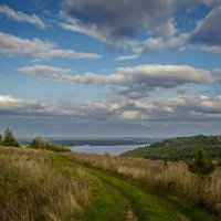 "Волжские просторы с Водолеевской горы"© :: Владимир Макаров