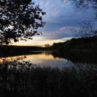 Закат на пруду :: Андрей Лукьянов Закат на пруду :: Андрей Лукьянов