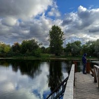 Тучи над прудом :: Андрей Лукьянов Тучи над прудом :: Андрей Лукьянов