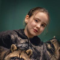 В гостях у енотов :: Svetlana Galvez