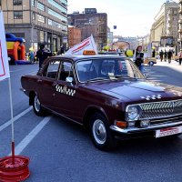 Советское такси ! Волга ! 10 копеек за километр ! ) :: Анатолий Колосов