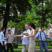 На бульваре музыка играла... :: Александр Орлов На бульваре музыка играла... :: Александр Орлов