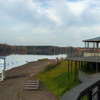 Осенний пляж, окутанный тишиной. :: Вадим Басов