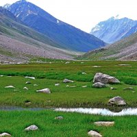 ПРИТОК ОЙГАИНГА. h- 2850м. :: Виктор Осипчук ПРИТОК ОЙГАИНГА. h- 2850м. :: Виктор Осипчук