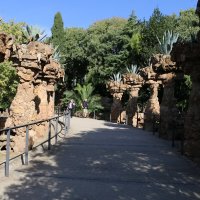 Мостики парка Гуэль :: Ольга Мостики парка Гуэль :: Ольга