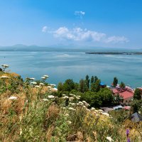 Озеро Севан . Вид от монастыря Севанаванк. Армения. :: Дина Евсеева