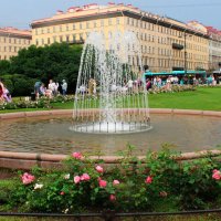 Фонтан в Казанском сквере Санкт-Петербурга :: Любовь ***