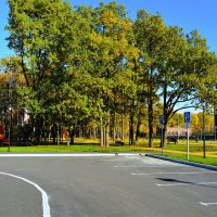 Чебоксары. Кадетский сквер осенью. :: Пётр Чернега