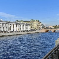 Аничков мост. Вид с западной части Фонтанки :: Стальбаум Юрий 