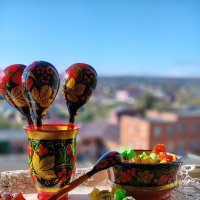 Солнечный осенний день и хохлома... :: tatyana 