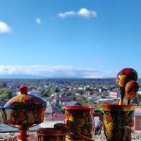 Солнечный осенний день и хохлома :: tatyana 