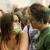 Портрет с битвы подушками и фестиваль красок :: Владимир59 