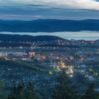 Летний вечер на перевале (22:51). Ильменский хребет, г. Миасс, Машгородок, поселок и озеро Тургояк ( :: Алексей Трухин Летний вечер на перевале (22:51). Ильменский хребет, г. Миасс, Машгородок, поселок и озеро Тургояк ( :: Алексей Трухин