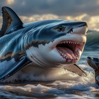 Акула и тюлень :: Aleksey Afonin