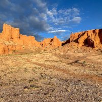 Пылающие скалы на закате :: Galina Пылающие скалы на закате :: Galina