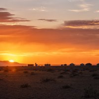 закат в Гоби :: Galina 