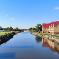 Гвардейск. Река Преголь. :: Ольга 