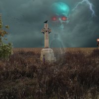 Лесной призрак :: Свечение Язычество