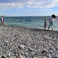 Ветреный день у моря :: Татьяна Лютаева