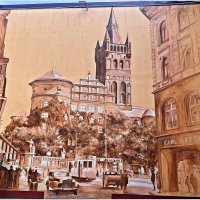 Мурал. Королевский замок Кёнигсберга. :: Валерия Комова Мурал. Королевский замок Кёнигсберга. :: Валерия Комова