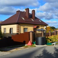 Чебоксары. Дом по ул. 1-я Коммунальная Слобода 32в. :: Пётр Чернега