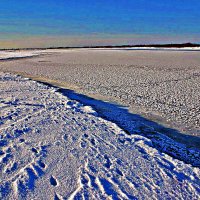 Ноябрь...Ледостав на Юганской Оби. :: Владимир 