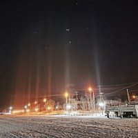 Световые столбы :: Anna Ivanova Световые столбы :: Anna Ivanova