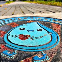 Крышка люка с янтарём. :: Валерия Комова