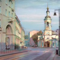 Москва. Церковь Рождества Богородицы на Стрелке. :: В и т а л и й .... Л а б з о'в