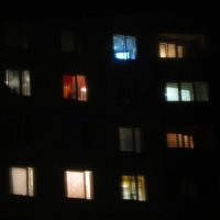 Вот и окна в сумраке зажглись... :: Дмитрий Никитин